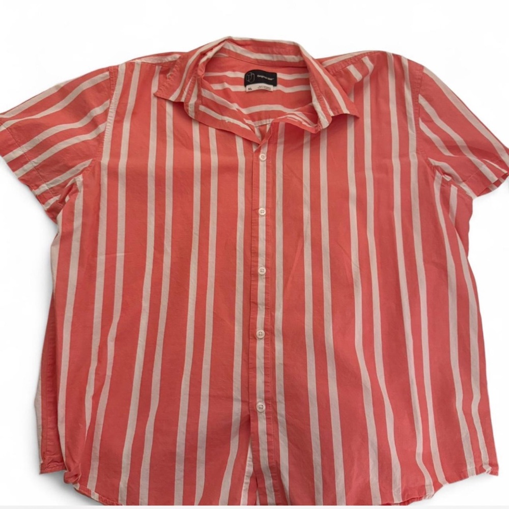 Original Use Men’s Striped Button Down